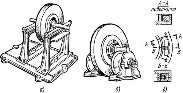 Стенд для балансировки шлифовальных кругов